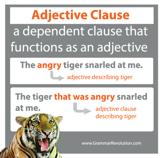 Adjective Clauses Relative Clauses 