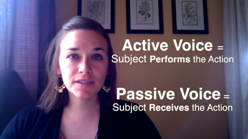 Active and Passive Verbs