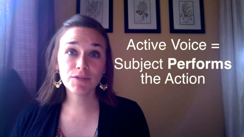 What Are Passive Verbs Passive Active Voice 